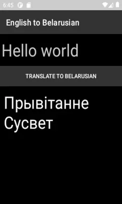 English to Belarusian Translator android App screenshot 3